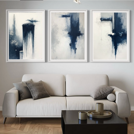 ABSTRACT ART SET OF 3 PRINTS - ALMARIS